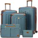 KUNEL Luggage Sets 5 Piece, Lightweight Durable Hardshell, 20/24/28 Inch