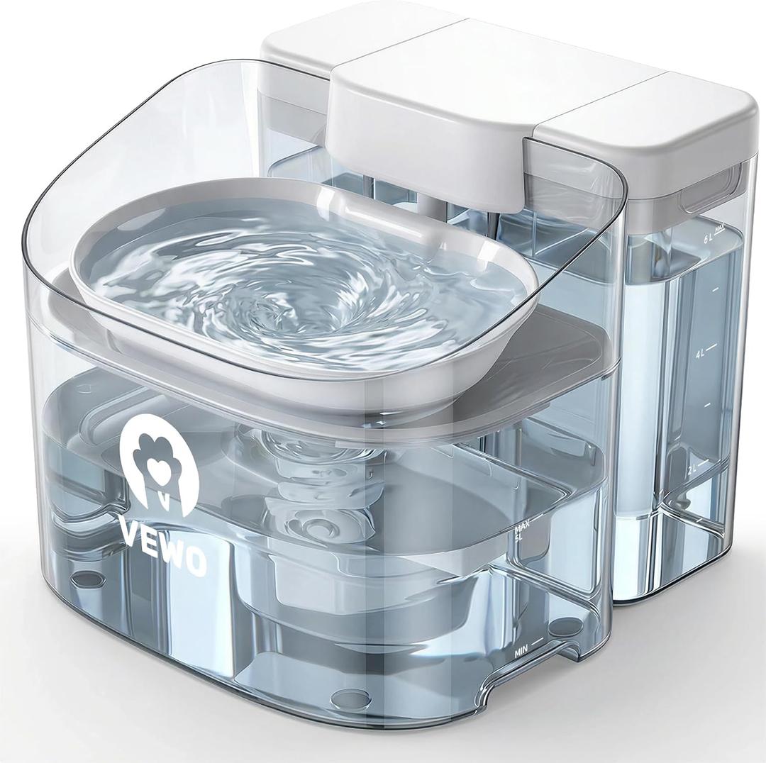 11L/372oz Large Dog Water Fountain, Automatic Dog Water Bowl Dispenser