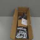 BoostArea LED 4 Light Track Lighting Kit, Black 4 Way Ceiling Spot Lighting, Flexibly Rotatable Light Head for Kitchen, Living Room, Bedroom, Bulb Not Included