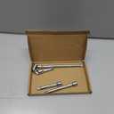 5 Pcs Extension Bar Set, 1/4" Socket Extension Set, Include 4 Pcs Extensions(2"/50mm, 3"/75mm, 4"/100mm, 6"/150mm) and 1 x 1/4 Inch Drive Universal Joint Socket, Chrome Vanadium Steel