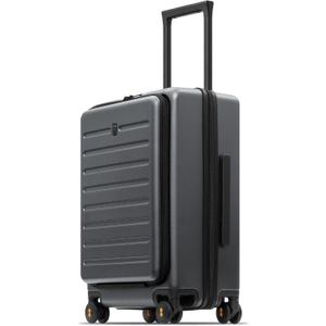 LEVEL8 Small Carry On Luggage with Front Pocket,20" Lightweight Suitcase, 21.46" x 14.57" x 9.45"