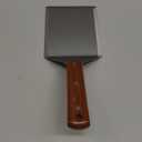 Extra Wide Spatula, Large Metal Spatula with Full Tang Wooden Handle & Beveled Edges for Skillets, Griddles & Grills, Pancake Flipper Turner, Smash Burgers Turner, 6 x 5-inches