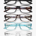 Gaoye Professional Reading Glasses for All Day - Computer Readers with Blue Light Protection - Value Pack +1.5