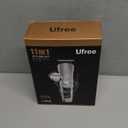 Ufree Beard Trimmer for Men, Waterproof Electric Razor for Nose, Body, Face & Mustache, Cordless Hair Clippers Shavers Grooming Kit, Gifts for Men Husband Father (Silver)