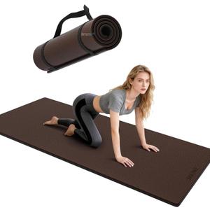 Yoga Mat Thick8mmExercise Mat Non Slip Anti-tear,Pilates Mat for Men and Women,Workout Mats for Home,Barefoot Workouts and Floor Exercise,with Carrier Strap(71"x 24")