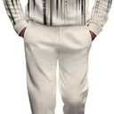 Men's Casual Sports Long Sleeved Jogging Suit Two-Piece Set | Jacket and Pants
 XXL