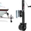 2000 lbs Trailer Jack with Wheel, Heavy Duty Swivel Trailer Jack, 12" Lift Tongue Jack for Boat, RV & Utility Trailer