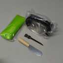 Vantic Garlic Press Rocker - Stainless Steel Garlic Crusher, Mincer and Chopper with Peeler & Scraper, Easy Kitchen Gadget for Effortless Smashing (Green)