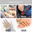 Buckle Release Tool - Compatible with Baby Car Seat, Stroller, Vehicle Buckle & Other Push Button Device - Easy Buckle Release Aid for Arthritis, Long Nails & Elderly (Pack of 2) (Black)