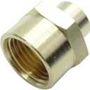 5 Pcs Brass Pipe Fitting Reducing Coupling, FNPT to FNPT Reducer Adapter, 1/2" x 1/4" NPT Female