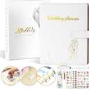 2 x Comprehensive Wedding Planner Book and Organizer for Bride, Wedding Planning Book and Organizer Binder, Engagement Gift for Bride