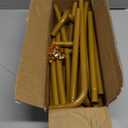 WellSign Arch Backdrop Stand for Parties, 7.2FT Metal Circle Balloon Arch Stand Kit, Gold Round Wedding Arch Frame for Wedding Birthday Party Bridal Shower Anniversary Ceremony Decoration