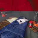 Coleman Brazos 20/30F Adult Cool-Weather Sleeping Bag with No-Snag Zipper & Stuff Sack, Machine Washable, Great for Camping, Traveling, Guests, & More