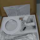 KIRKAS 10X LED Magnifying Lamp with Clamp Real Glass Lens, 3 Color Modes and Stepless Dimmable Magnifier Desk Lamp,Adjustable Swivel Arm Lighted Magnifying Glass for Repair Craft Close Work-White