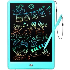EooCoo Toddler Boy Toys, Kids Gifts, 10 Inch LCD Writing Tablet, Drawing Pad, No Mess Coloring Books for Kids, Travel Games, Gifts for Boys 4-6, Educational Toys for 3 4 5 6 7 Years Old Boys and Girls