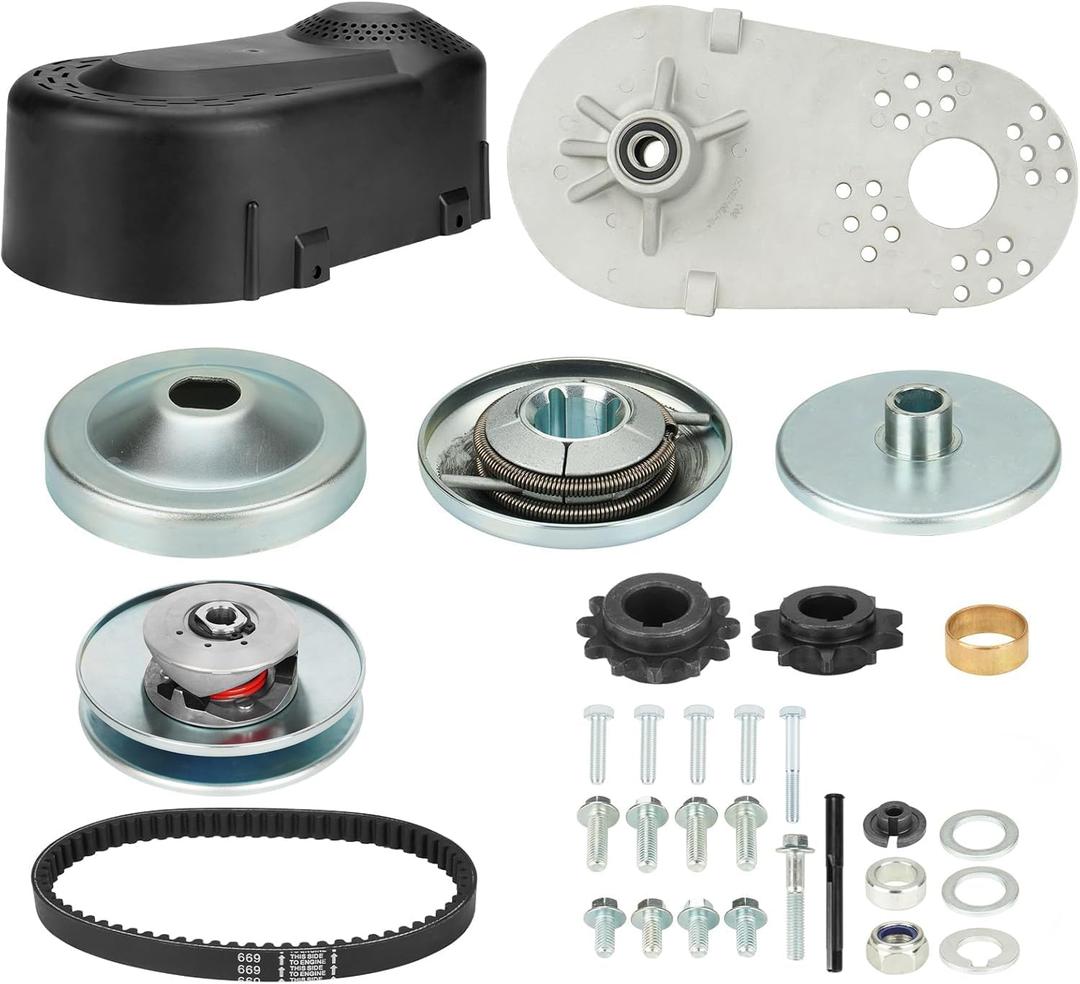 Youxmoto 30 Series Torque Converter for Predator 212CC, 3/4 Inch Driver 10 Tooth #40 41 420 and 12 Tooth #35 Chain Drive Belt Pulley for Manco TAV2 Comet for 218353A Mini Bike Clutch