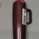 Owala FreeSip Tumbler Insulated Stainless Steel Water Bottle with Built-in Straw and Side Handle, For Travel, Work, School, and Sports, 40oz, BPA Free, Leak Proof, Black Cherry