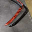 Front Bumper Side Spoiler Lip for X5 F15 2014-2018, 1 Pair Splitter Side Body Trim Kit Replacement, Lamp Splitter Air Vent Trim, Front Bumper Cover