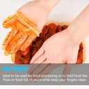 Meekear 1000 PCS TPE Disposable Gloves, X-Large Clear Latex-free & Powder-Free Food Safe Cleaning One-time-use Gloves, X-Large, 4 Mil