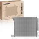 A-Premium Air Conditioning A/C Condenser Compatible with Chevrolet Aveo/Aveo5 2009-2011 & Pontiac G3 2009-2010