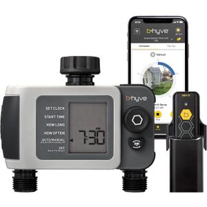 Orbit 24637 B-hyve XD 2-Port Smart Hose Watering Timer with Wi-Fi Hub