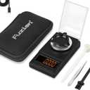 Fuzion Milligram Scale 50g x 0.001g, Mg Scale with 9-in-1 Design - Micro Scale, Powder Scale for Reloading with Portable Case, Microgram Scale USB/Battery Powered (Black)