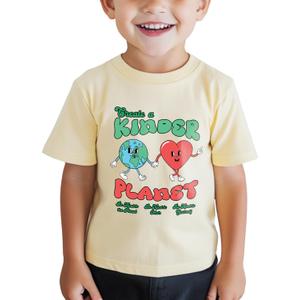Boys Earth Shirt for Toddler Girls Kids Earth T-Shirts Tops Graphic Tee Short Sleeve, 140/64