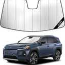 Windshield Sun Shade for Toyota RAV4 2026, Vehicle-Specific Design | Precise Coverage Blocks Heat Keep Interior & Dashboard Cool Silver Coating Fast Set Up Travel Daily Commuting Custom-fit