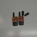 Walkie Talkies, MOICO Long Range Walkie Talkies for Adults with 22 FRS Channels, Family Walkie Talkie with LED Flashlight VOX LCD Display for Hiking Camping Trip (Orange 2 Pack)