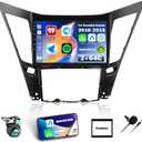 2G+64G Android 13 Car Stereo for Hyundai Sonata 2010-2015 with Wireless Carplay Android Auto,9 Touchscreen Hyundai Sonata Car Radio with Mirror Link WiFi/GPS Bluetooth FM/RDS SWC+AHD Rear Camera