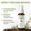 Rosemary Oil Hair Growth Spray, Thickening Hair & Scalp Serum, Nourishing Formula with Castor, Batana, Biotin for Hair Growth, Promotes Fuller Follicles for Women & Men  All Hair Types (2 Oz, 1 Pack)