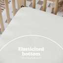 Graco Premium Waterproof Crib and Toddler Mattress Protector (1 Pack) GREENGUARD Gold Certified, Machine-Washable & Dryer-Friendly, Waterproof Sleep Surface, Fits Baby Crib & Toddler Bed Mattress