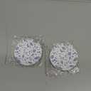 Vintage Blue Flower Car Coasters for Cup Holder Absorbent Ceramic Cup Coaster 2 Pack Anti Slip Car Interior Accessories with Finger Notch Cork Base for Women Men 2.56"