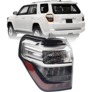 Dasbecan Left Driver Side Tail Light Compatible with 2014-2024 Toyota 4Runner Rear Tail Lamp Replace# 8156135392