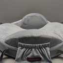 Momcozy Innovative Safety Fence Nursing Pillow - Firm & Springy Memory Foam - Stable, Ergonomic Support & Comfort - Wider Breastfeeding Cushion, Adjustable, Removable Cover, Baby Safety Certified