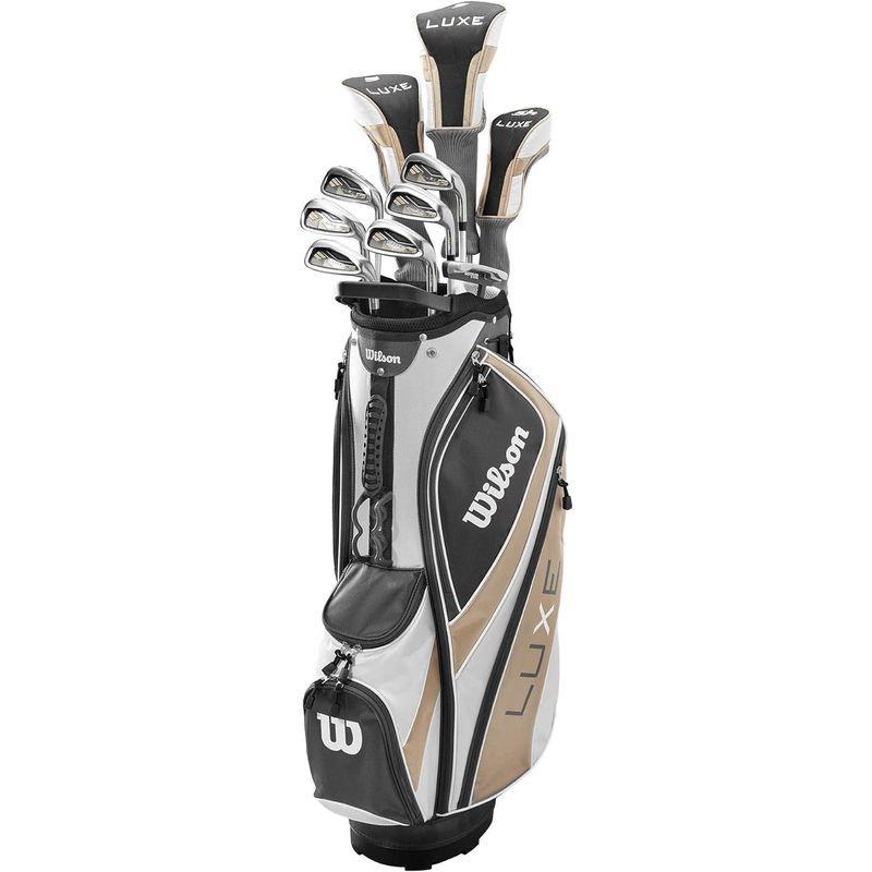 Wilson Women's Complete Golf Club Cart Bag Package Sets - Ultra, Ultra Plus, Luxe, Regular Cart, Hand Orientation: Right, Regular Cart, Premium, Graphite