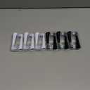 Brush Heads Compatible with Oral B IO 2/3/4/5/6/7/8/9/10/Deep Clean Series Electric Toothbrush, IO Toothbrush Heads (12 Black/White)