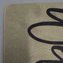 Artoid Mode Beige Xmas Tree Christmas Welcome Doormat, Winter Home Decor Low-Profile Switch Rug Door Mat Floor Mat for Indoor Outdoor 17x29 Inch