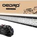 OEDRO 52 Inch LED Light Bar Triple Row 758W Work Light Spot Flood Combo