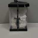 DuHouse Rose Bear Rose Teddy Bear Flower Gift Black Box for Valentines Gifts Anniversary Christmas,Birthdays Bridal Showers -Fully Handmade 10 inch Flower Bear Clear Gift Box(White)