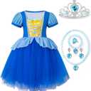 Little Girls Princess Costumes Halloween Birthday Party Fancy Dress Tulle Skirt With Accessories