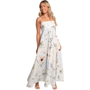Emmeline Maxi Dress - Blue Floral, Small
