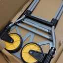 380 LB Capacity Folding Hand Truck Heavy Duty Foldable Dolly Cart with Wheels, Aluminum Collapsible Hand Cart Portable Trolley Dolley with Telescoping Handle for Moving Use Gorpuire