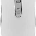 Lenovo Bluetooth Silent Mouse (WL300) - 5 Button Computer Mouse with Silent Left & Right Click  Sculpted Grip, Microsoft Swift Pair, Up to 1600 DPI (White)
