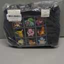 Pokemon Backpack for Kids Teens Boys Girls Pikachu Anime Bookbag Daypack Bag School Sports Gifts for Kids (Black/Red)