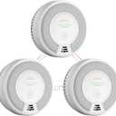 X-Sense Wireless Interconnected Combination Smoke and Carbon Monoxide Detector, 10-Year Battery Powered Fire and CO Alarm, SC06-W, 3-Pack