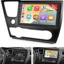 Naifay Android 12 Car Radio for Honda Civic 2013-2017 with Wireless Carpaly & Android Auto, 9 Inch IPS Touch Screen for Civic Car Stereo with GPS/Bluetooth/FM/Backup Camera/WiFi/SWC/Can Bus+MIC