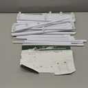 Foldable Drying Rack Clothing, 3-Tier Portable Clothes Drying Racks for Indoor & Outdoor, Anti-rust Compact Laundry Rack Collapsible, Compact Size, 15 lbs Max Load, White 28"D x 10"W x 35"H