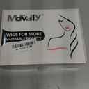 morvally Women 13" Short Wavy Ginger Orange Wig for Cosplay Costume Halloween Party