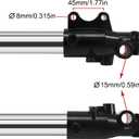 POLARBEAR Front End Inverted Forks 45/48mm 630mm Pit Bike Forks Hydraulic Upside Down Shock For 110cc 125cc 150cc Dirt Pit Bikes